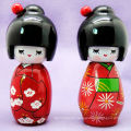 Muñecas de madera japonesas superventas de alta calidad del juguete para la decoración casera